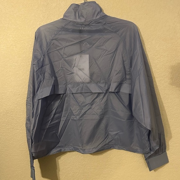 Varley Diego Windbreaker in Zen Blue Sheer Nylon Jacket L - Picture 5 of 5